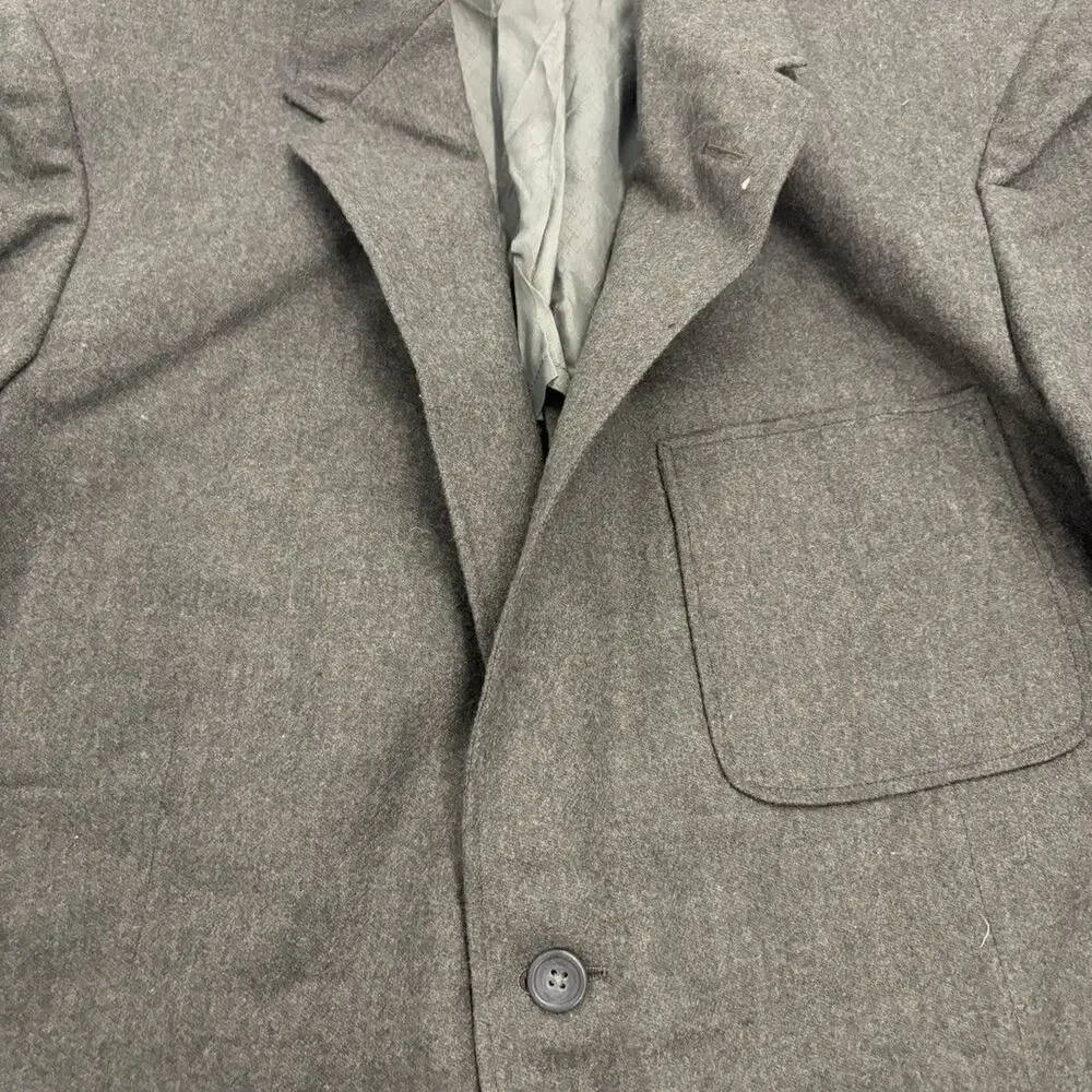 NOS Vintage 50s Kahn Green Wool 3-Button Suit Jacket